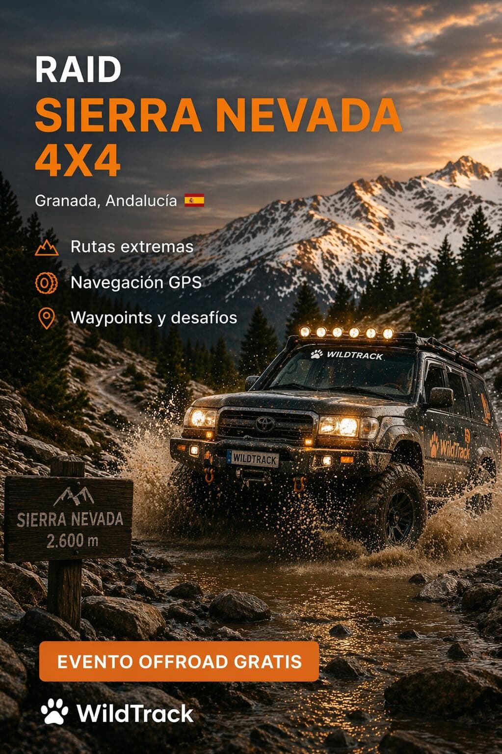 Raid Sierra Nevada 4x4
