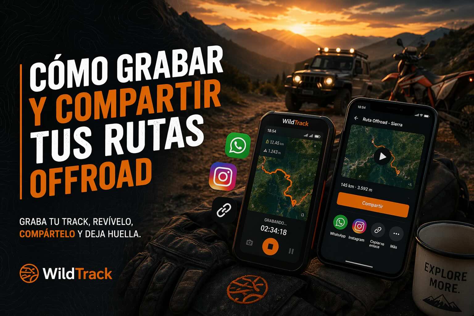 Cómo Grabar y Compartir tus Rutas Offroad