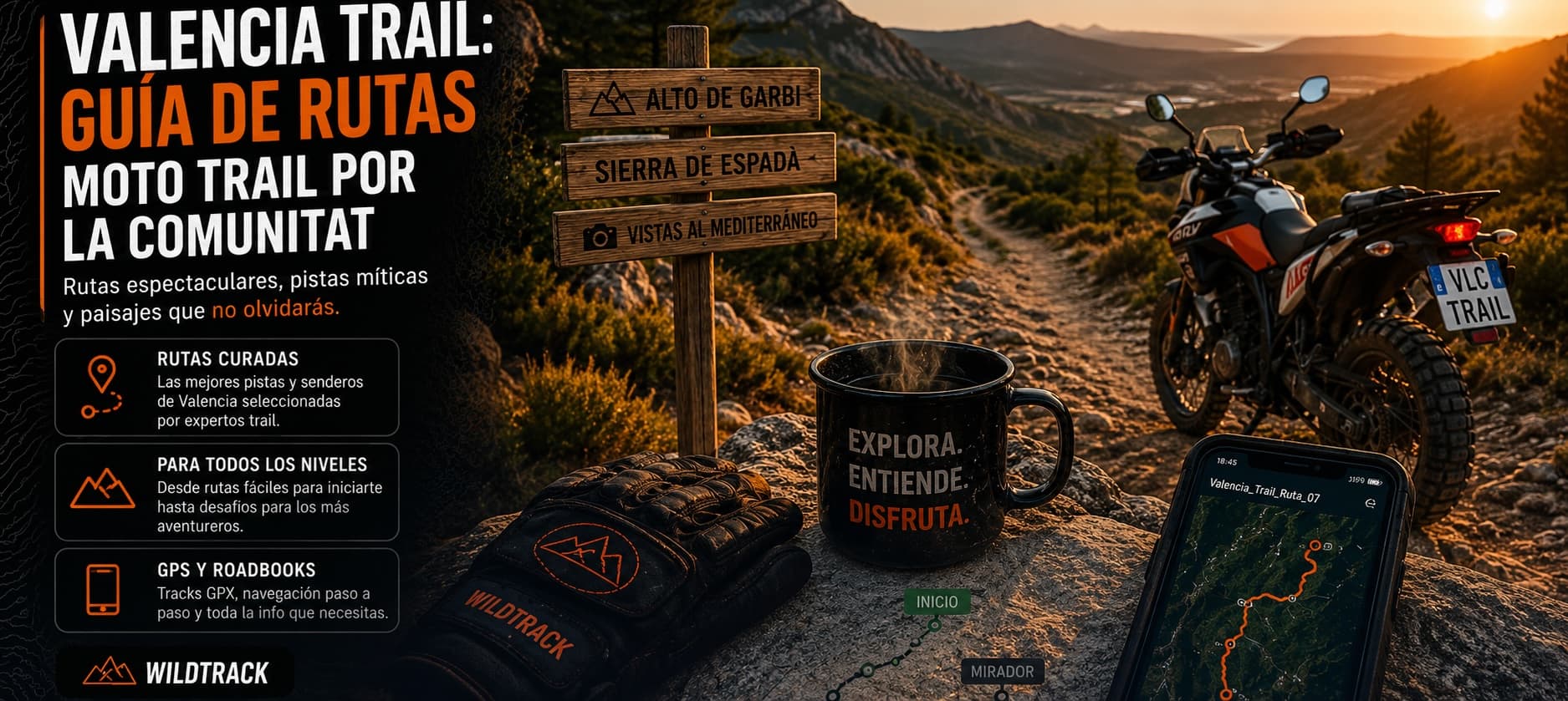 Valencia Trail: guía de rutas moto trail por la Comunitat