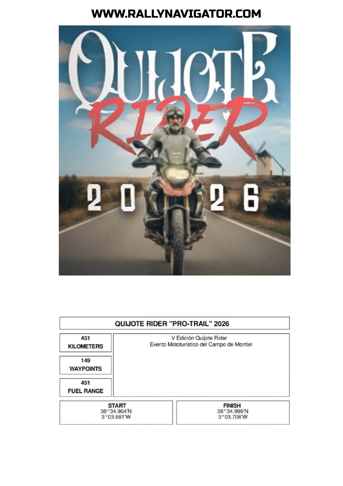 ROADBOOK QR PRO TRAIL 26